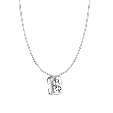 Akshat Sapphire Sterling Silver (92.5% purity) God Ganesha Chain Pendant (Pendant with Snake Chain-22 inches) for Men & Women Pure Silver Lord Ganapathy Chain Locket for Good Health & Wealth