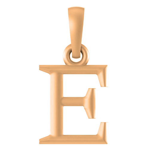 22 CT Gold Plated Silver (92.5% purity) precious and designer Name Alphabet Pendant by For Men and women