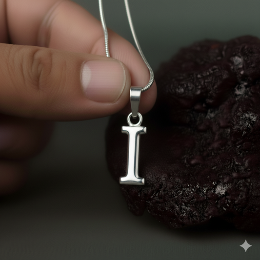 Sterling Silver (92.5% purity) precious Name pendant pure silver designer alphabet locket