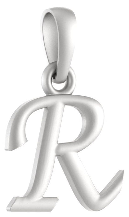 Akshat Sapphire Sterling Silver (92.5% purity) precious Name pendant pure silver designer alphabet locket