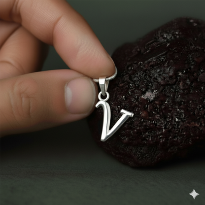 Sterling Silver (92.5% purity) precious Name pendant pure silver designer alphabet locket