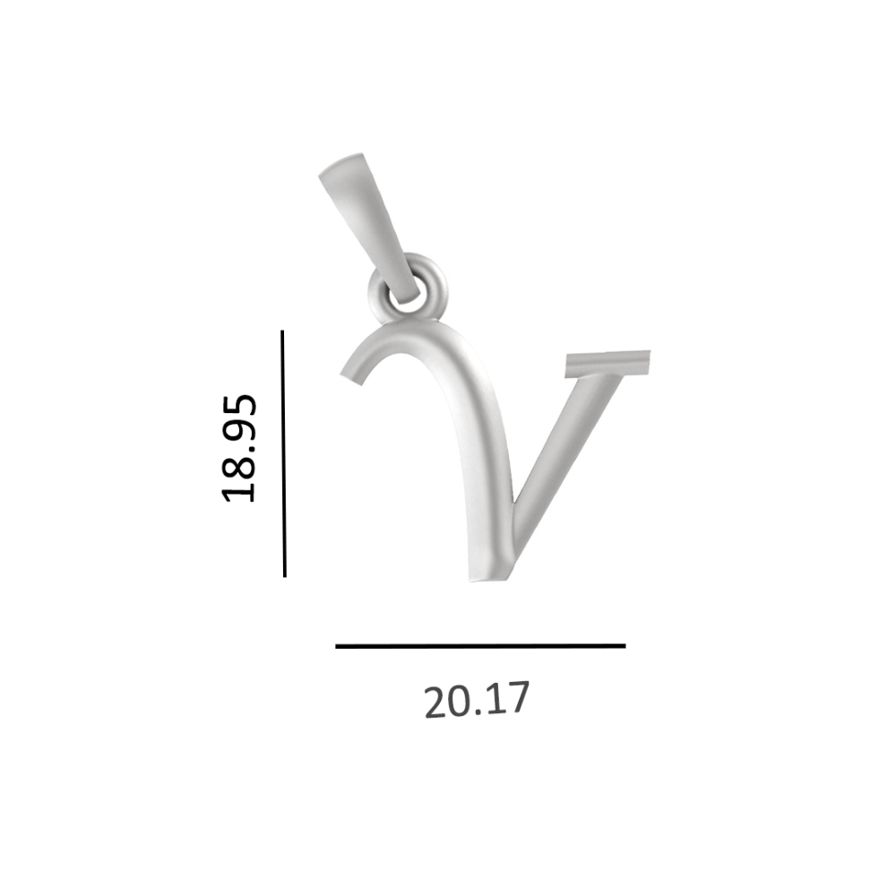 Sterling Silver (92.5% purity) precious Name pendant pure silver designer alphabet locket