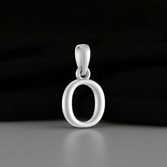 92.5% Pure Sterling Silver Precious Name Alphabet Pendant For Kids And Girls