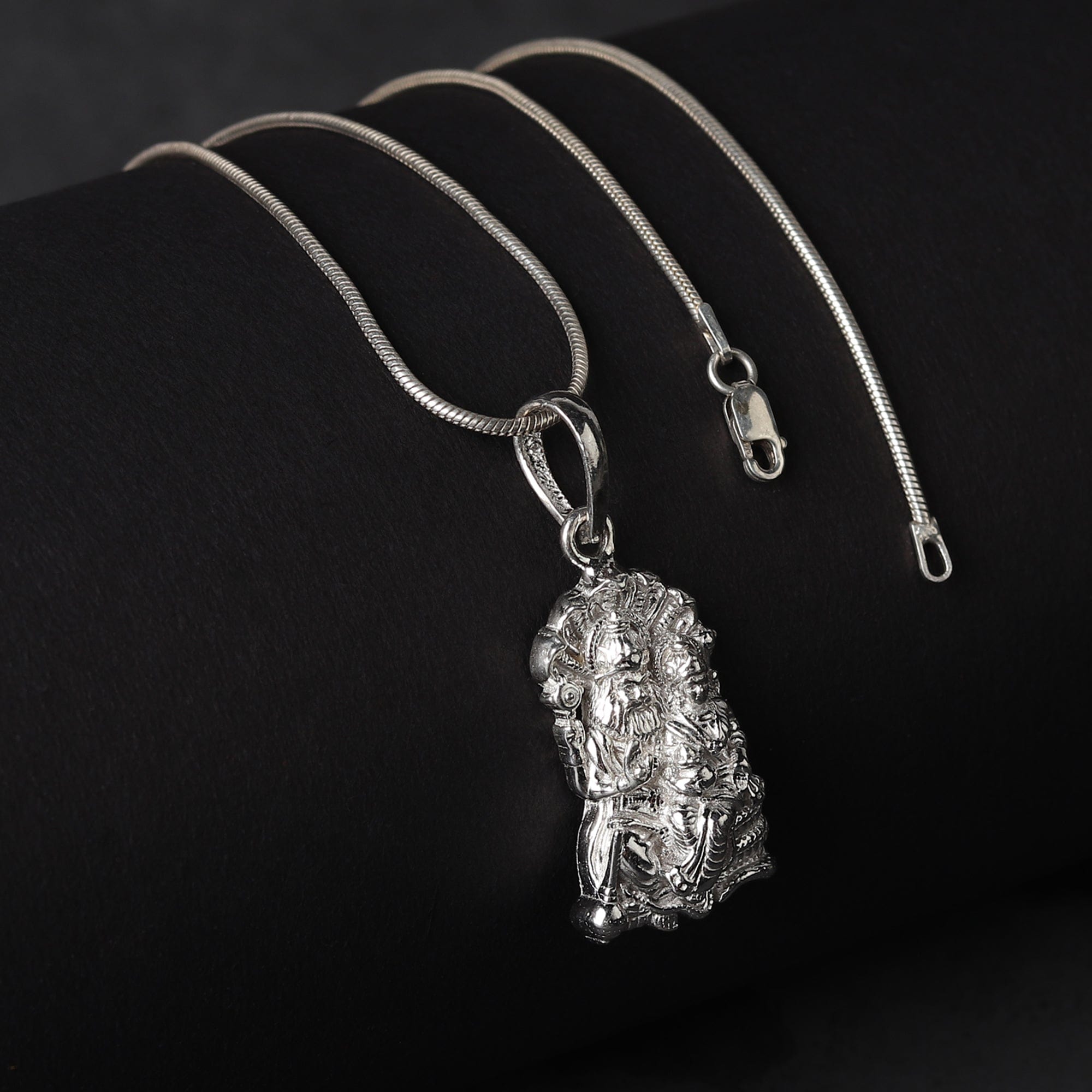 92.5 Pure Silver God Big Laxmi Narsimha Pendant/locket – Akshat