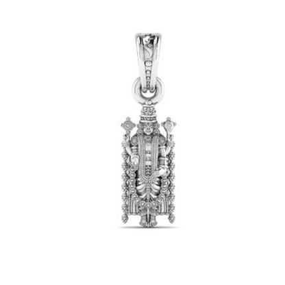 Pure Sterling Silver God Balaji (Premium Big Size) Pendant for Men & Women by Akshat Sapphire – 92.5 Silve-PB7236