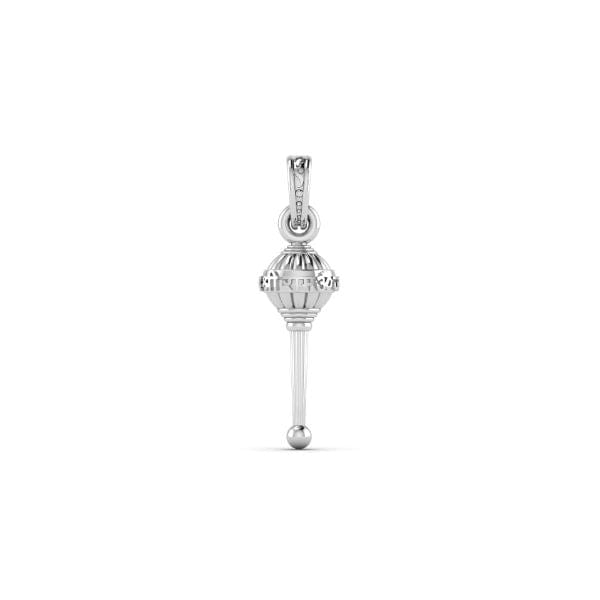 92.5% Pure Sterling Silver God Hanuman/Bajrang Bali Gada Pendant (Big size) for Men & Women