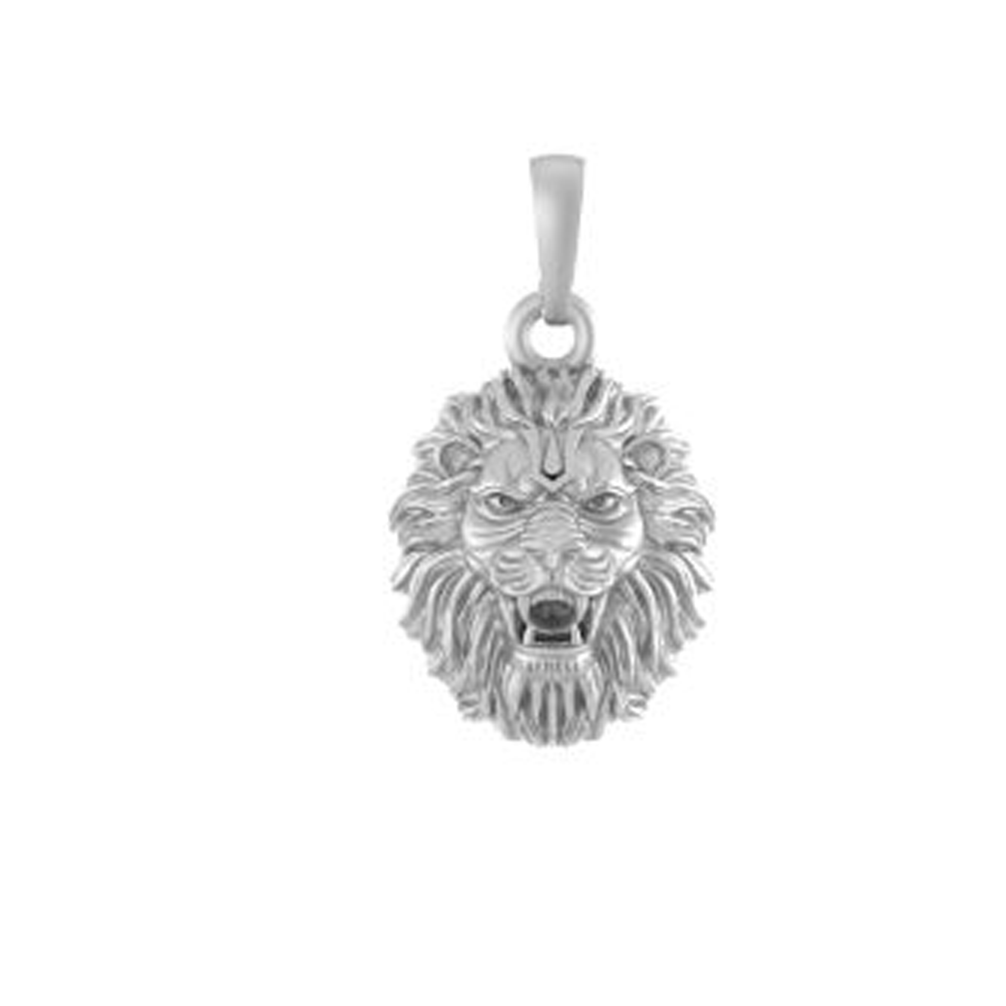 Akshat Sapphire 92.5% Pure Sterling Silver God Vishnu Narsimha (Big Size) Pendant for Men & Women