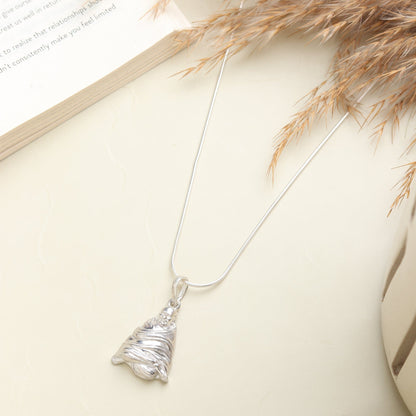 Akshat Sapphire 92.5% Pure Sterling Silver Neem Karoli Baba Pendant for Men & Women