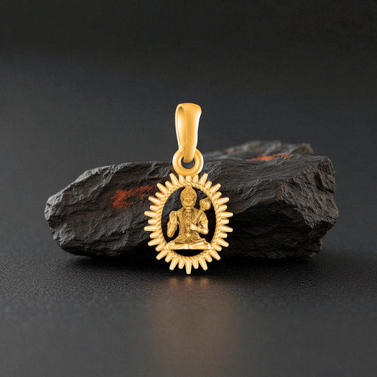 22 CT Gold Plated Silver (92.5% purity)God Hanuman Pendant for Men