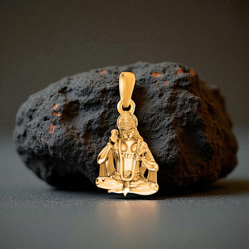 22 CT Gold Plated Silver (92.5% purity)God Hanuman Pendant for Men