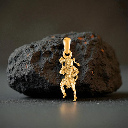 22 CT Gold Plated Silver (92.5% purity)God Hanuman Pendant for Men