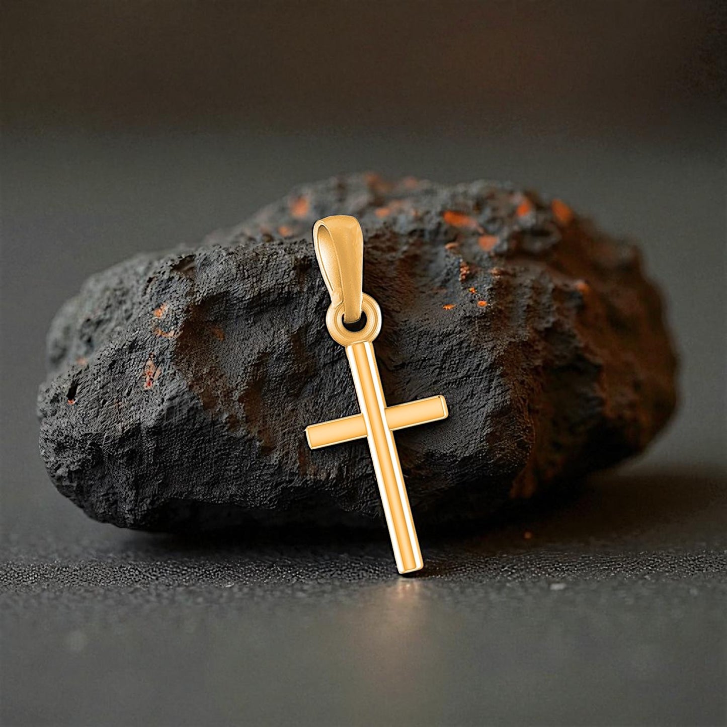 22 CT Gold Plated Silver (92.5% purity) God Jesus Christ Pendant for Men and Women