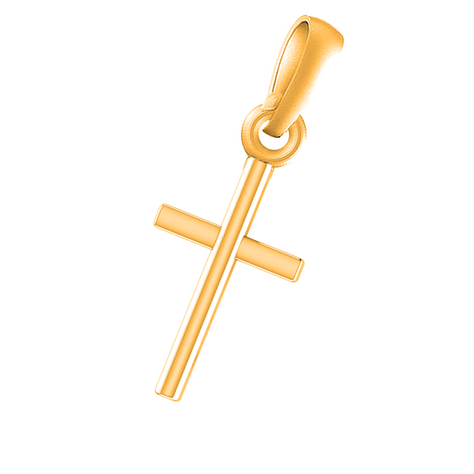 22 CT Gold Plated Silver (92.5% purity) God Jesus Christ Pendant for Men and Women