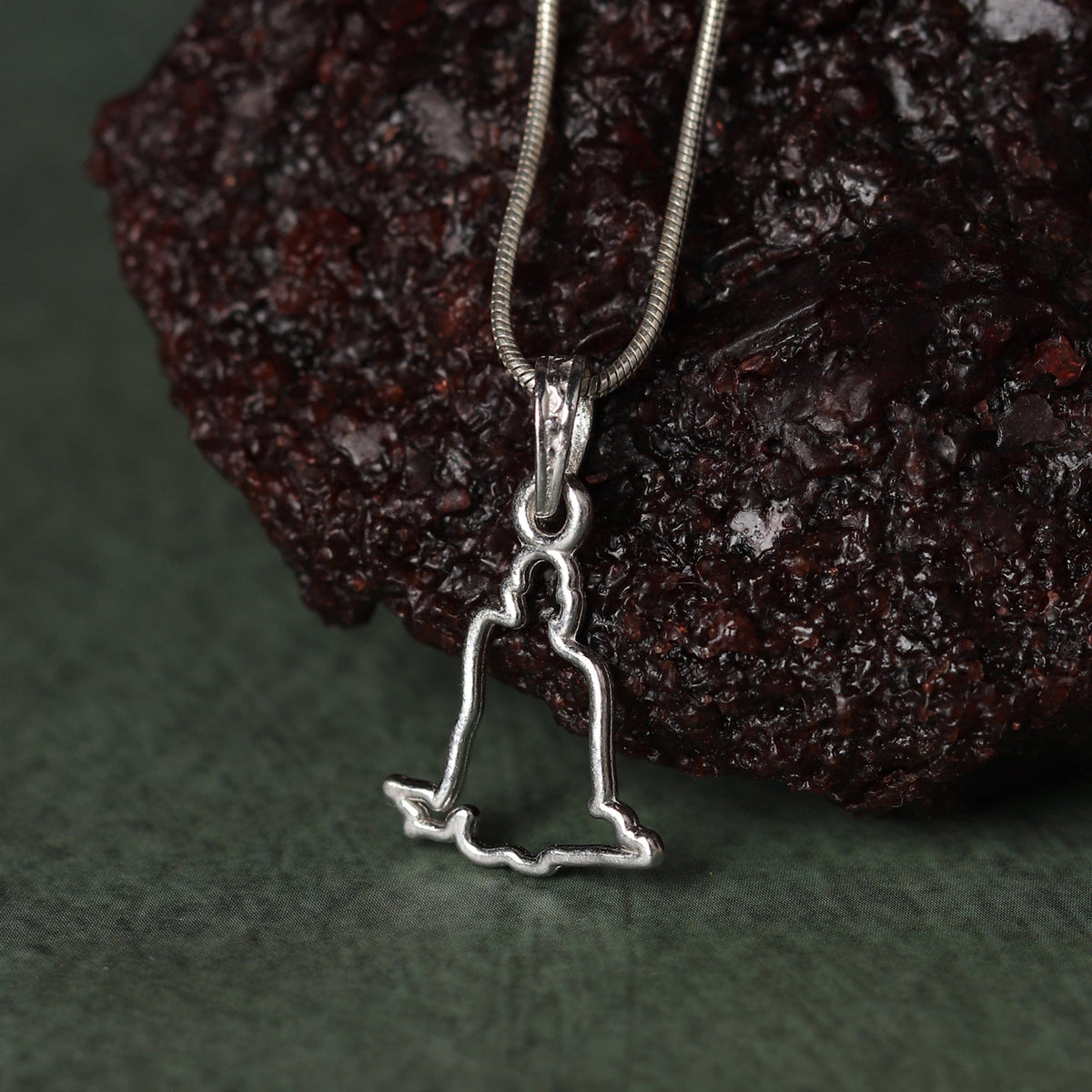 Pure Sterling Silver God Swami Samarth (Regular Size) Pendant for Men & Women by Akshat Sapphire – 92.5 Silver-PM7338