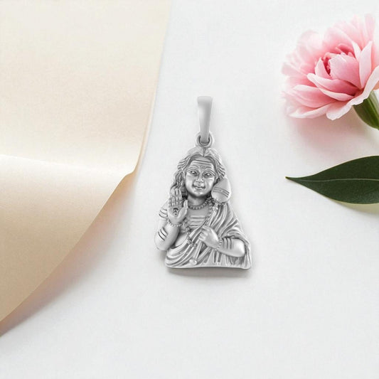 God Kartikeya Pure Silver 92.5% purity pendant by Murugan Pendant