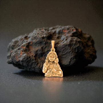 22 CT Gold Plated Silver (92.5% purity) God Kartikeya Pendant for Men and Women