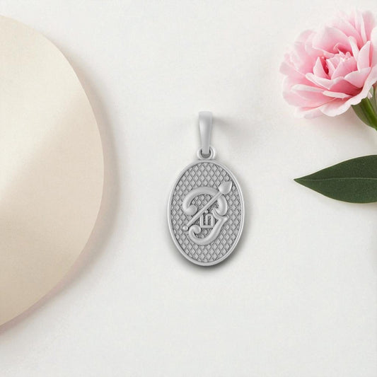 Spiritual Tamil OM Pure Silver 92.5% purity pendant by for Men & Women