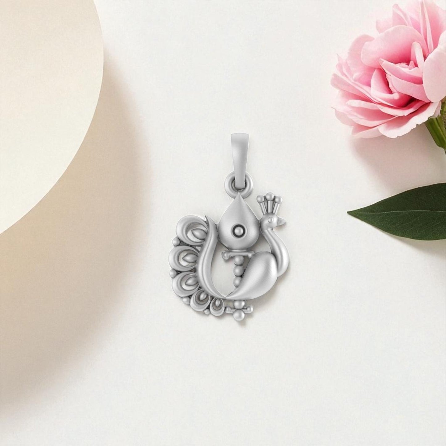 God Kartikeya Pure Silver 92.5% purity pendant by Murugan Pendant