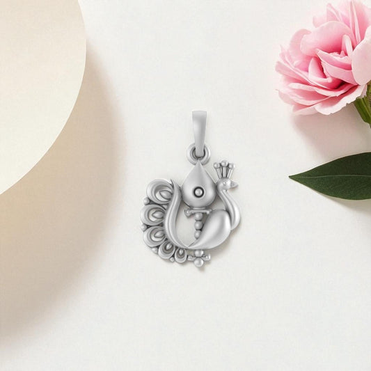 God Kartikeya Pure Silver 92.5% purity pendant by Murugan Pendant