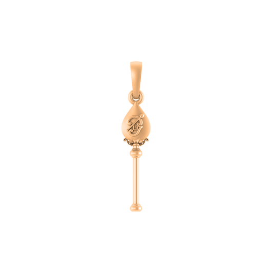 22 CT Gold Plated Silver (92.5% purity) Symbol Kartikeya Pendant for Men and Women