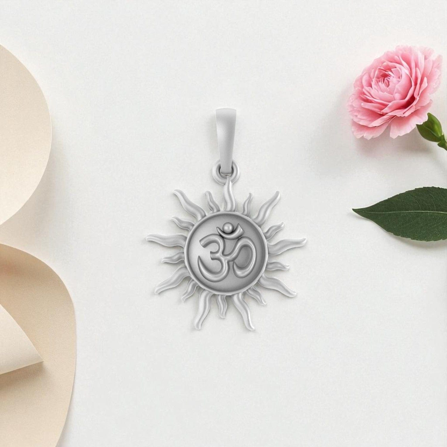 Sun with OM Pendant/locket