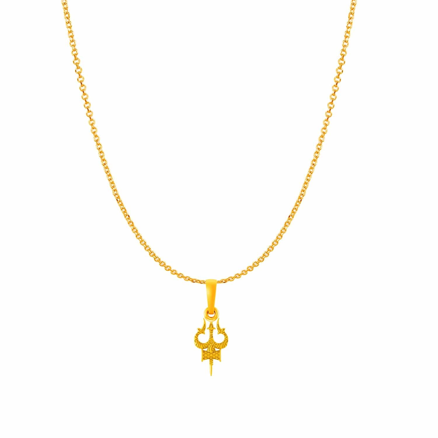 Trishul chain pendant 