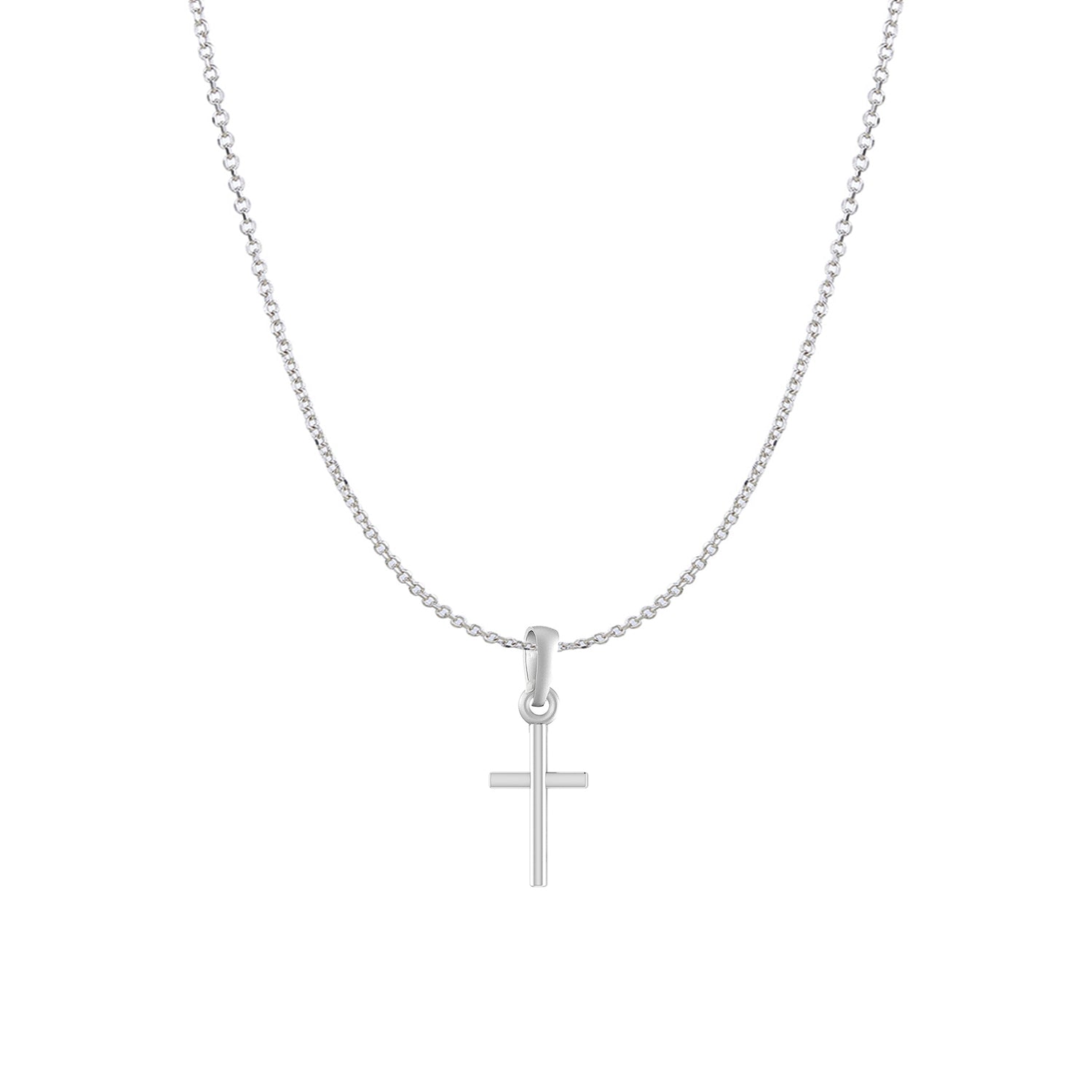 God Jesus Chain Pendant (Pendant with Anchor/ Cable Chain Chain) for Men & Women Pure Silver Lord Isa masih Chain Locket for Good Health & Wealth