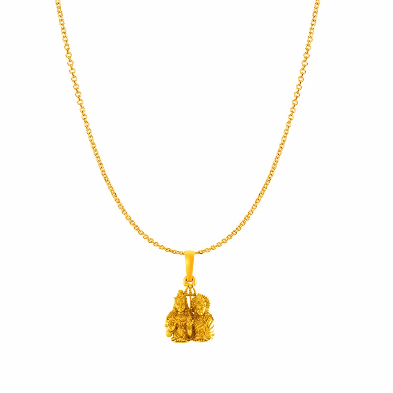 Shiv Parvati chain pendant 