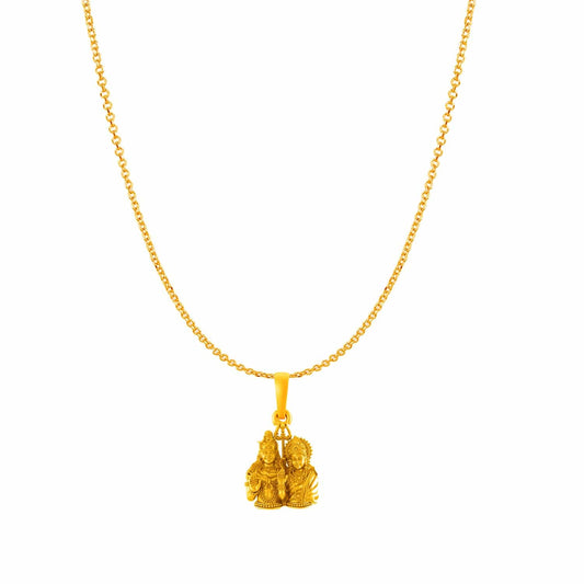 Shiv Parvati chain pendant 