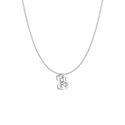 Akshat Sapphire Sterling Silver (92.5% purity) God Ganesha Chain Pendant (Pendant with Anchor/ Cable Chain Chain) for Men & Women Pure Silver Lord Ganapathy Chain Locket for Good Health & Wealth