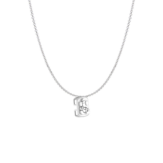 Akshat Sapphire Sterling Silver (92.5% purity) God Ganesha Chain Pendant (Pendant with Anchor/ Cable Chain Chain) for Men & Women Pure Silver Lord Ganapathy Chain Locket for Good Health & Wealth