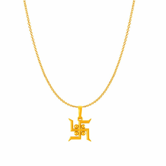 Swastik chain pendant 