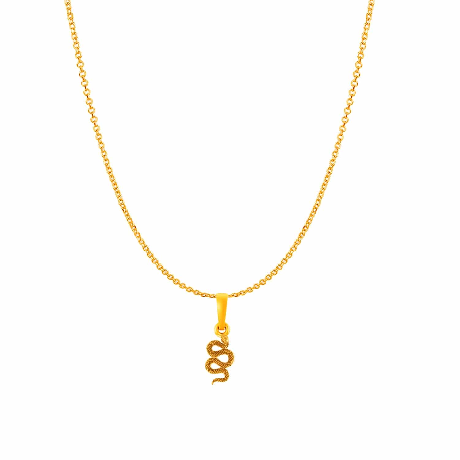 Snake chain pendant 