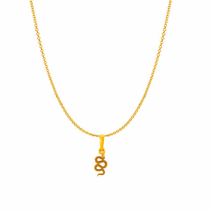 Snake chain pendant 
