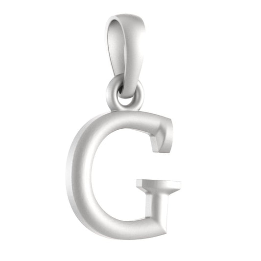 Akshat Sapphire Sterling Silver (92.5% purity) precious Name alphabet chain pendant (Pendnat with Anchor/Cable chain) pure silver designer alphabet chain locket