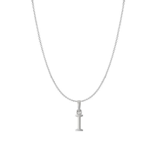 Akshat Sapphire Sterling Silver (92.5% purity) precious Name alphabet chain pendant (Pendnat with Anchor/Cable chain) pure silver designer alphabet chain locket