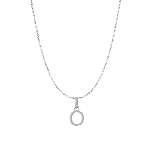 Akshat Sapphire Sterling Silver (92.5% purity) precious Name alphabet chain pendant (Pendnat with Anchor/Cable chain) pure silver designer alphabet chain locket