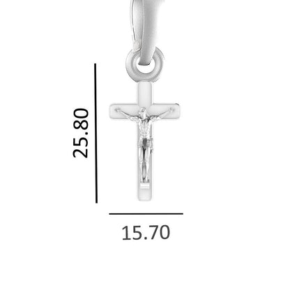 God Jesus Chain Pendant (Pendant with Box Chain) for Men & Women Pure Silver Lord Isa masih Chain Locket for Good Health & Wealth