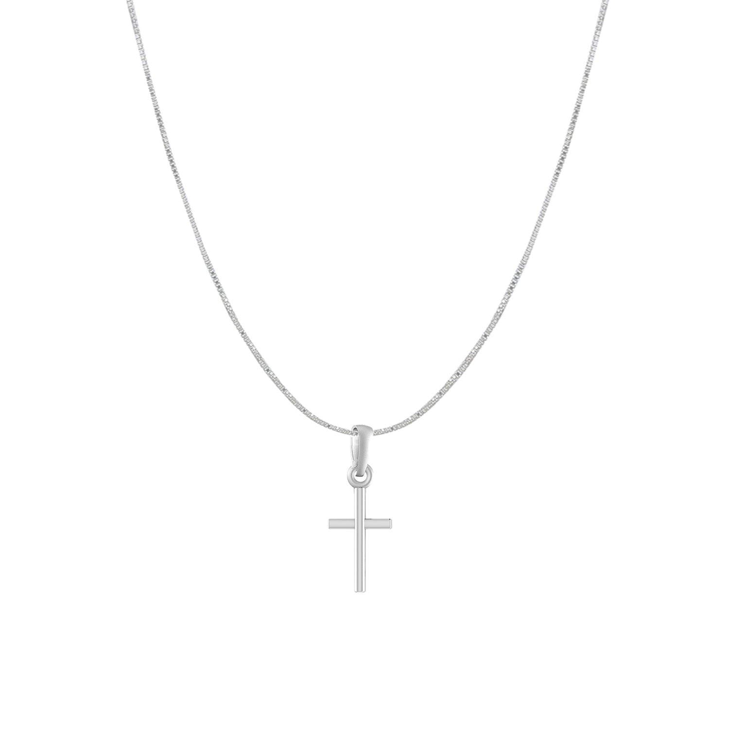 God Jesus Chain Pendant (Pendant with Box Chain) for Men & Women Pure Silver Lord Isa masih Chain Locket for Good Health & Wealth
