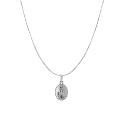 God Kartikeya Pure Silver 92.5% purity Chain pendant by Murugan Pendant (Pendant with Box Chain-18 inches)