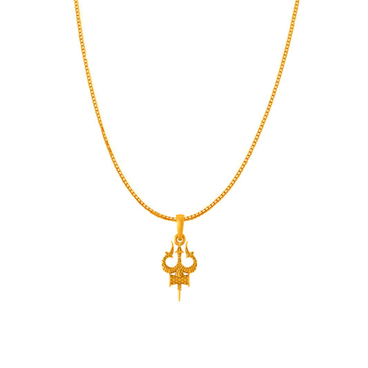 Trishul chain pendant 