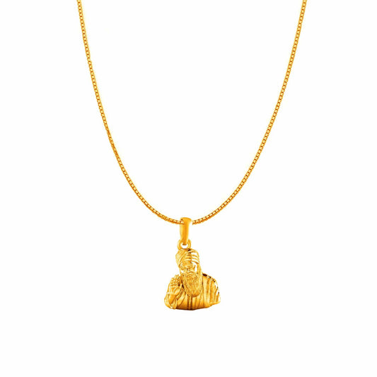 Guru Nanak chain pendant 