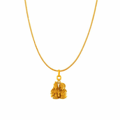 Shiv Parvati chain pendant 