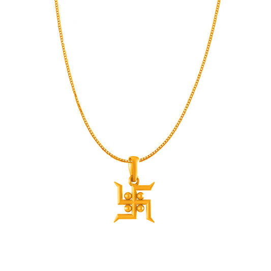 Swastik chain pendant 