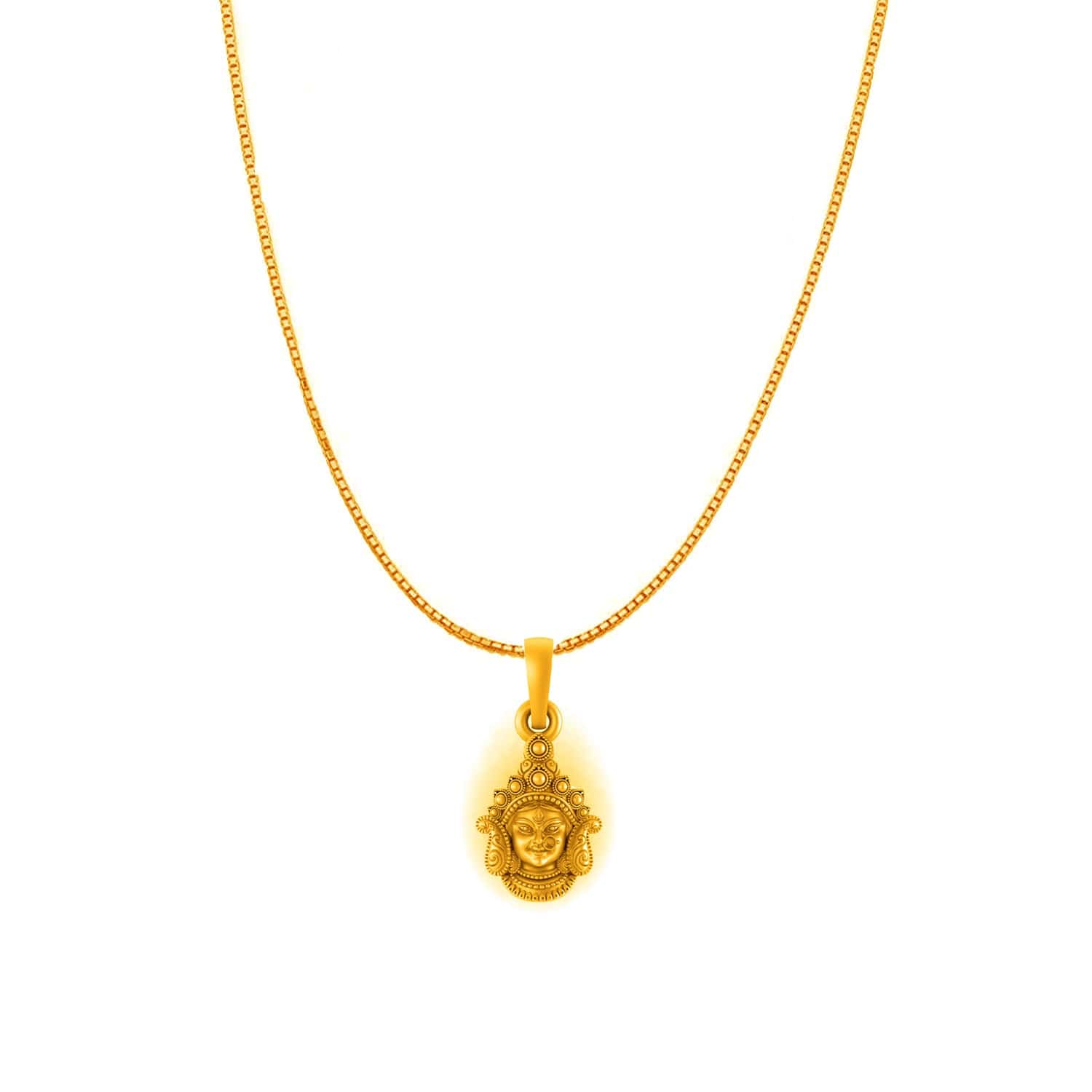 Durga Maa Face chain pendant 