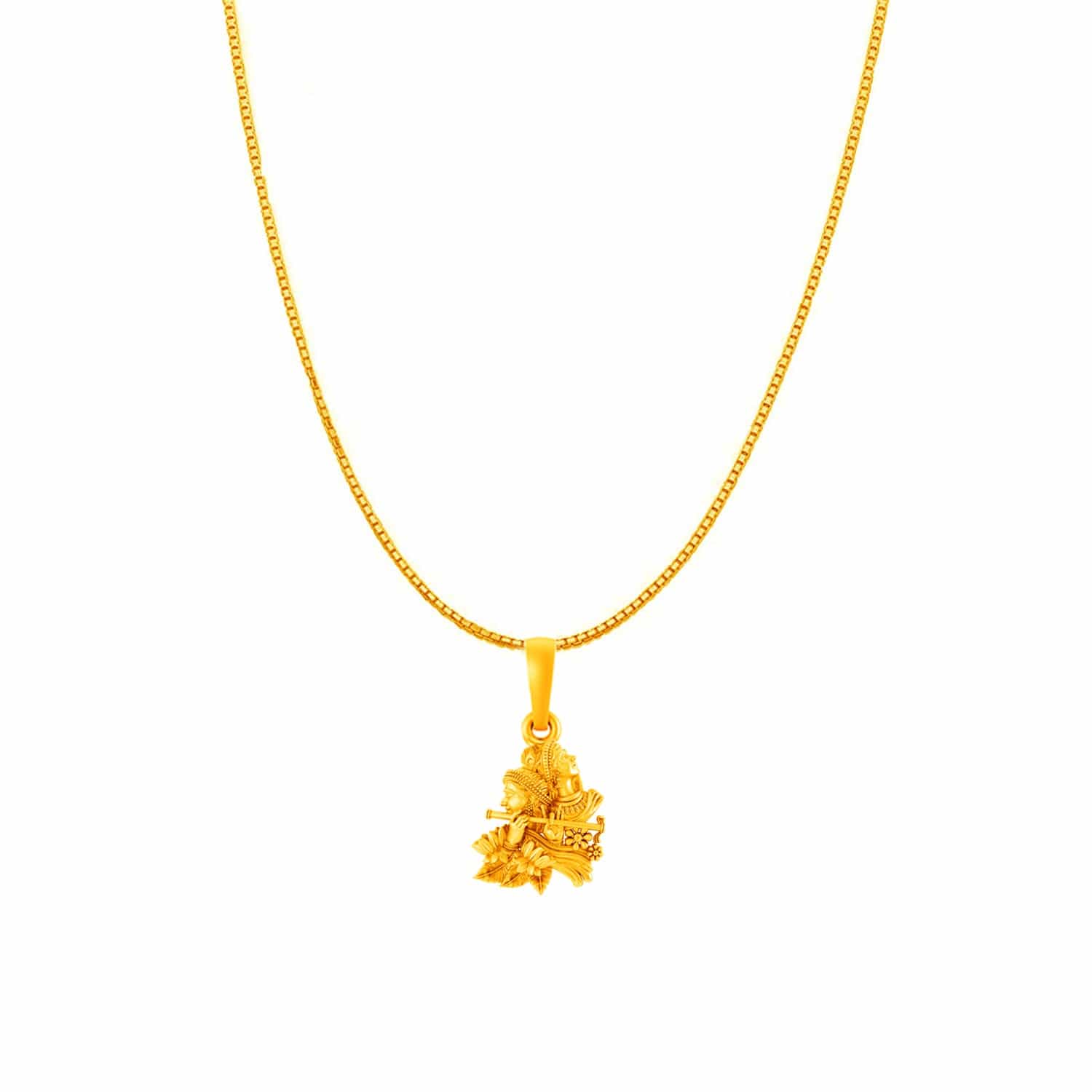 Radha Krishna chain pendant 