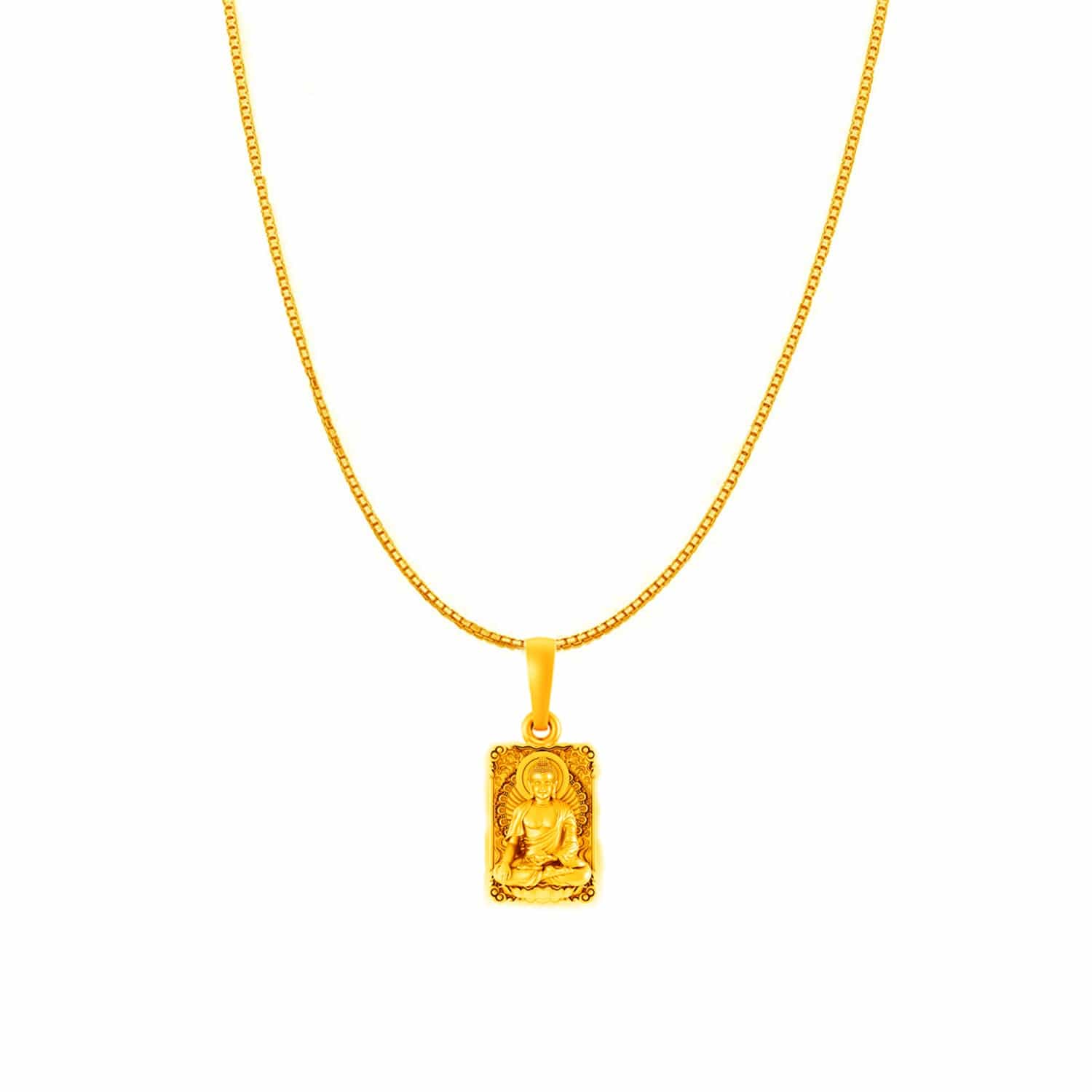 God Budha chain pendant 