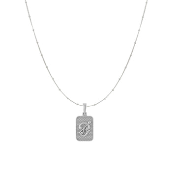 Spiritual Tamil OM Pure Silver 92.5% purity Chain pendant by Akshat Sapphire for Men & Women (Pendant with Ball Chain-18 inches)