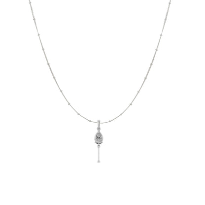 God Kartikeya Pure Silver 92.5% purity Chain pendant by Murugan Pendant (Pendant with Ball Chain-18 inches)