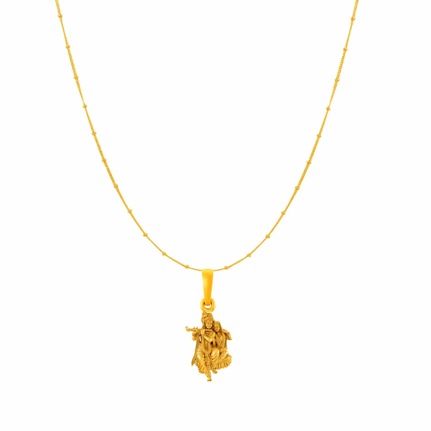 Radha Krishna chain pendant 